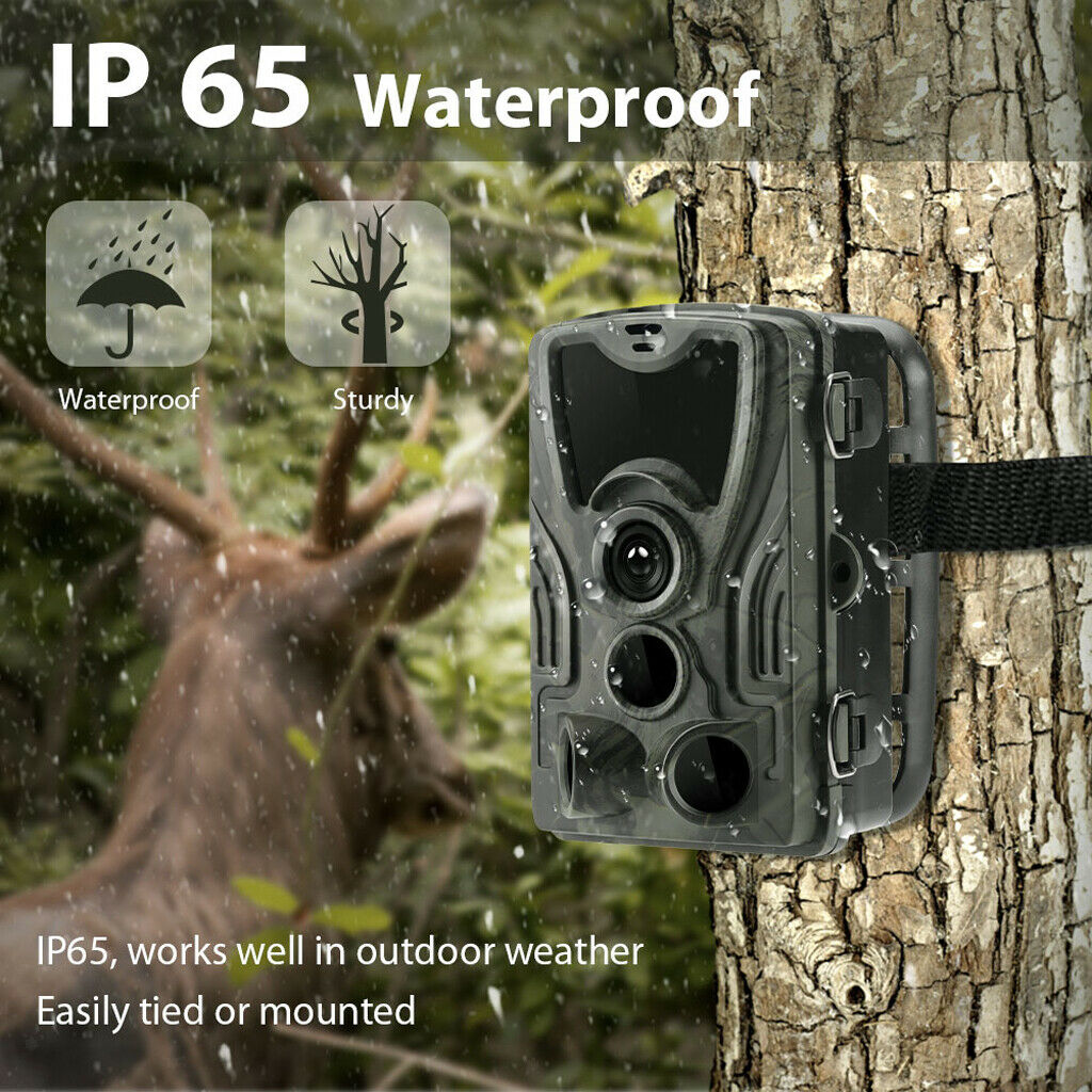 HC801-A 1080P HD 16MP Hunting Camera 36 LED IR Outdoor Wildlife Trail Cam