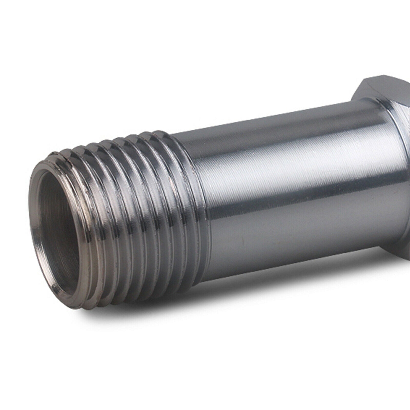 Chromed Steel Heater Hose Fittings 3/4" Water Pump 5/8" Intake Connector