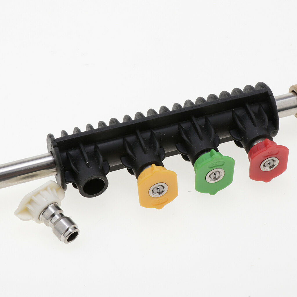 1/4 Inch Plug Power Washer Lance Metal Rod with Spray Nozzle Suitable for