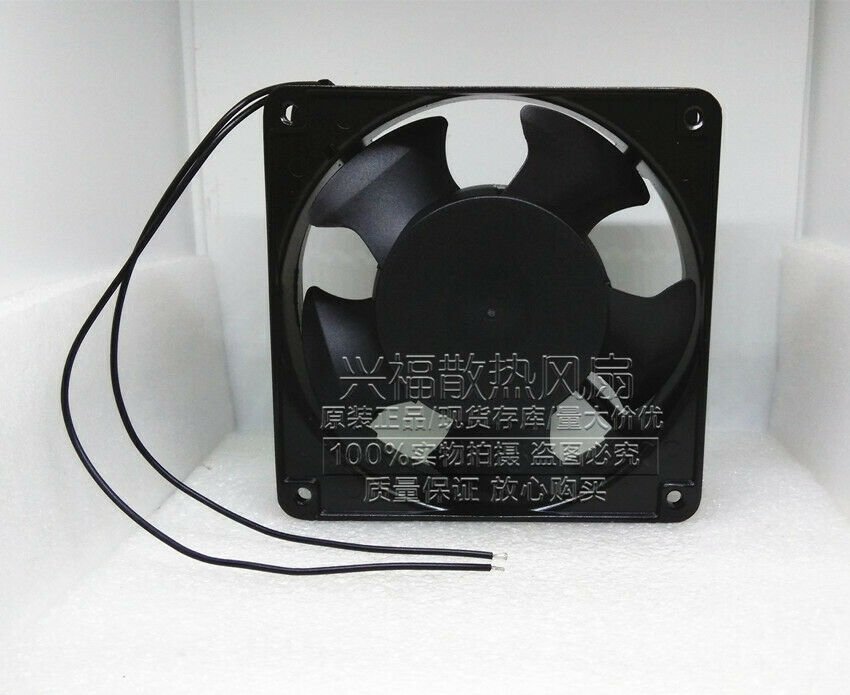 1PC for JING DA Fan JD12038AC JD12038A2B 220/240V AC 0.10/0.14A 12cm 12038 2pin