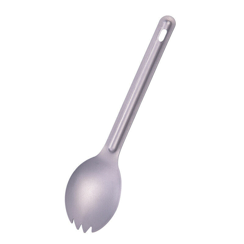 Outdoor Titanium Spork Long Handle Spoon Fork Portable Spork Cutlery.l8