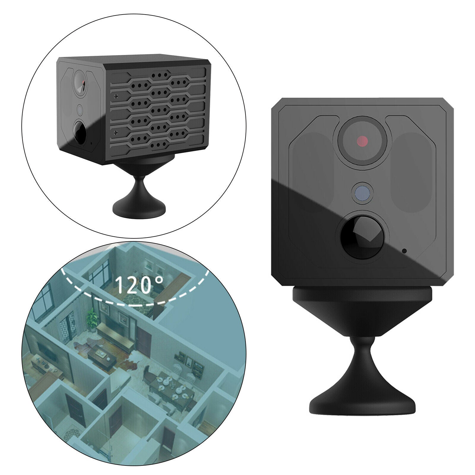 4K Mini Hidden Spy Camera Baby Monitor Wireless for Home Security Warehouse