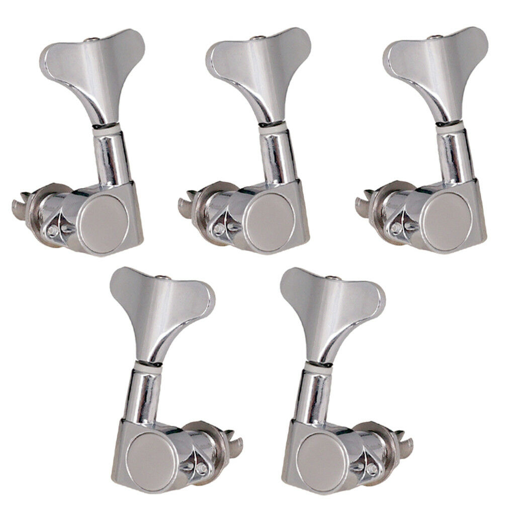 Musical Instrument 3L2R Chrome Tuning Peg Tuner Machine Heads for Bass Parts