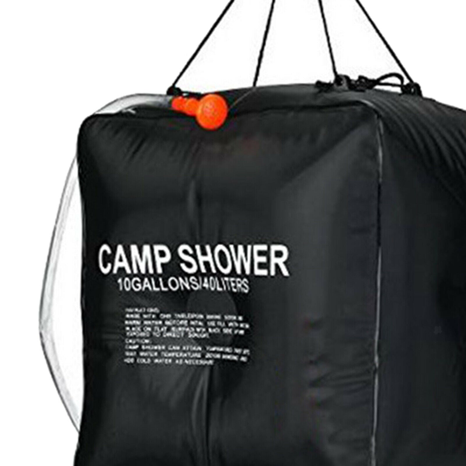 Portable Camp Shower Bag 10 gallons 40L Solar Heating Camping Shower Bag