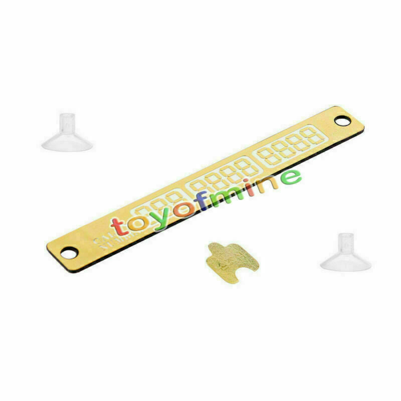 Luminous Car Parking Notification Phone Number Card Number Suction Plate Tool