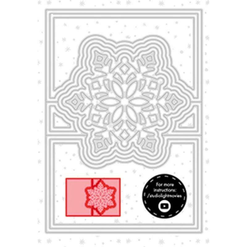 Snowflake Metal Cutting Die for DIY Scrapbooking Photo Albums Paper Craftings