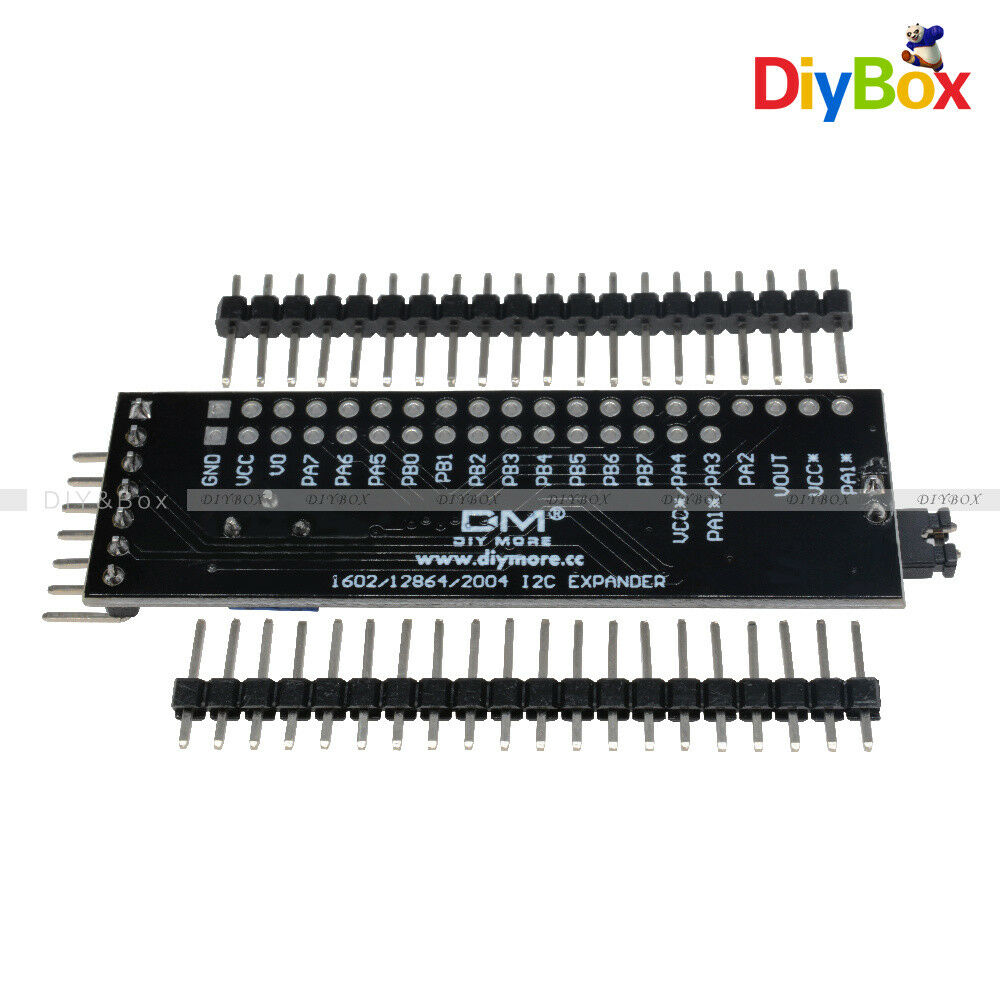 5V 1602/2004/12864 IIC/I2C LCD Serial Interface MCP23017 Expander for Arduino