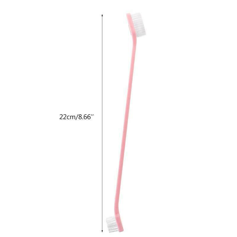 Durable Duel Dog End Cat Puppy Dental Pet Grooming Comfortable Toothbrush