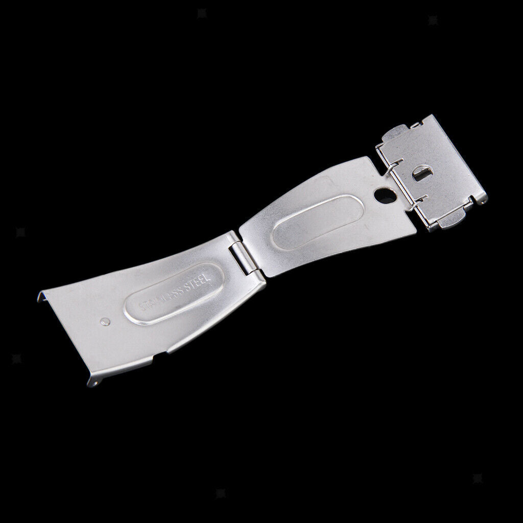 20mm Stainless Steel Double Deployment Clasp Buckle For Watch Band Strap