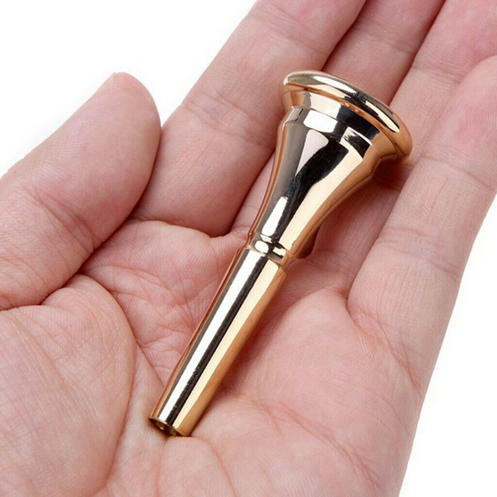 2 Pieces French Horn Mouthpiece Nozzle Durable Stylish Alloy for Parts Accs