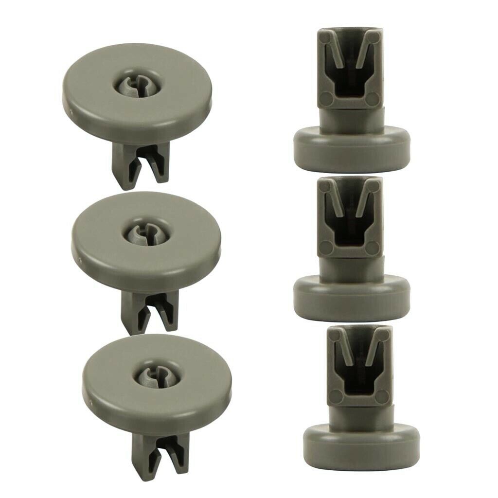 6Pcs Universal Dishwasher Upper & Lower Basket Wheel Fit for AEG Favorit