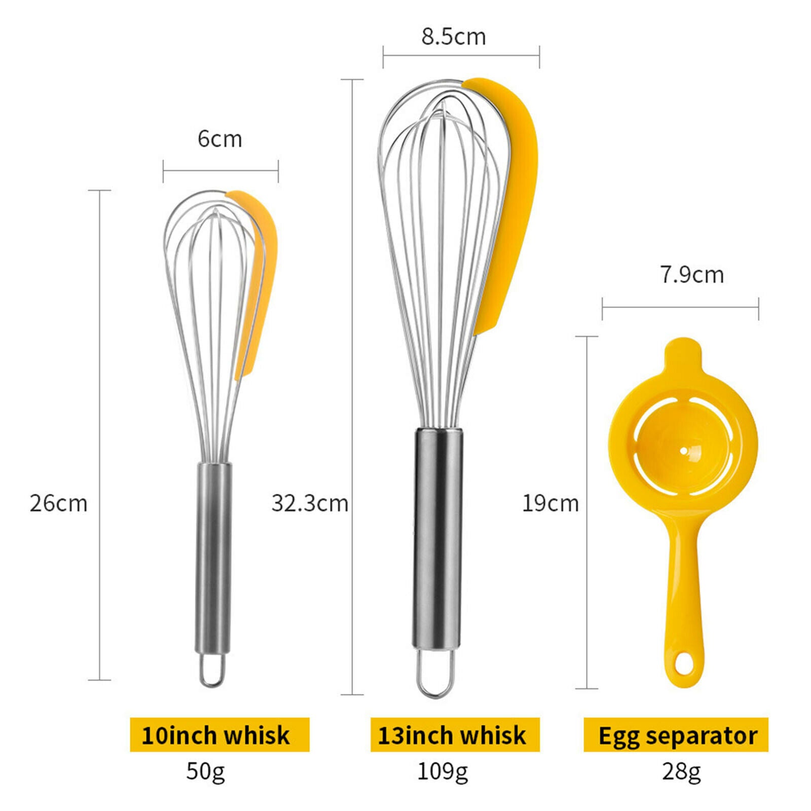 Egg Beater Egg Blender Built-in Scraper Hand Mixer Whisk Blender for Kitchen
