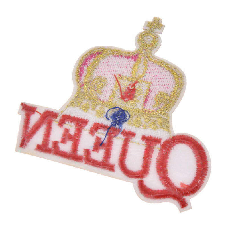 1pc Queen Crown Design Iron-On Sewing Patch Cloth Badge Garment Motif Appliques