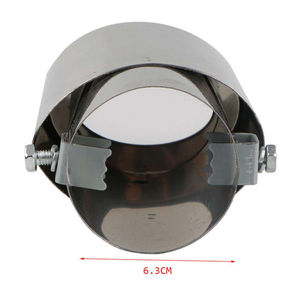 2.5inch Bolt-on Stainless Steel Car Exhaust Tail Pipe Muffler Universal