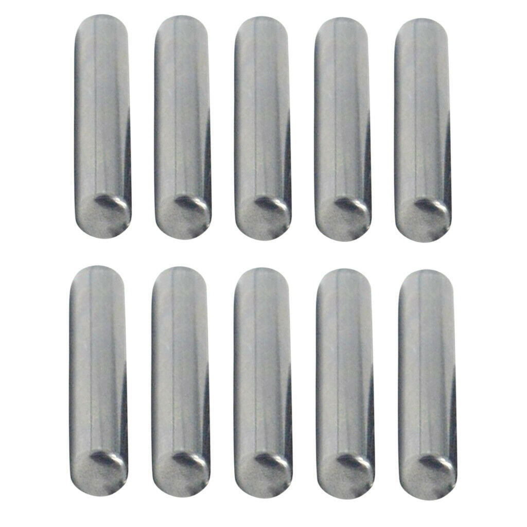 10x Carbon Steel Dowel Pins Rod 0.2in Dia Pin Tension Elements Select Size