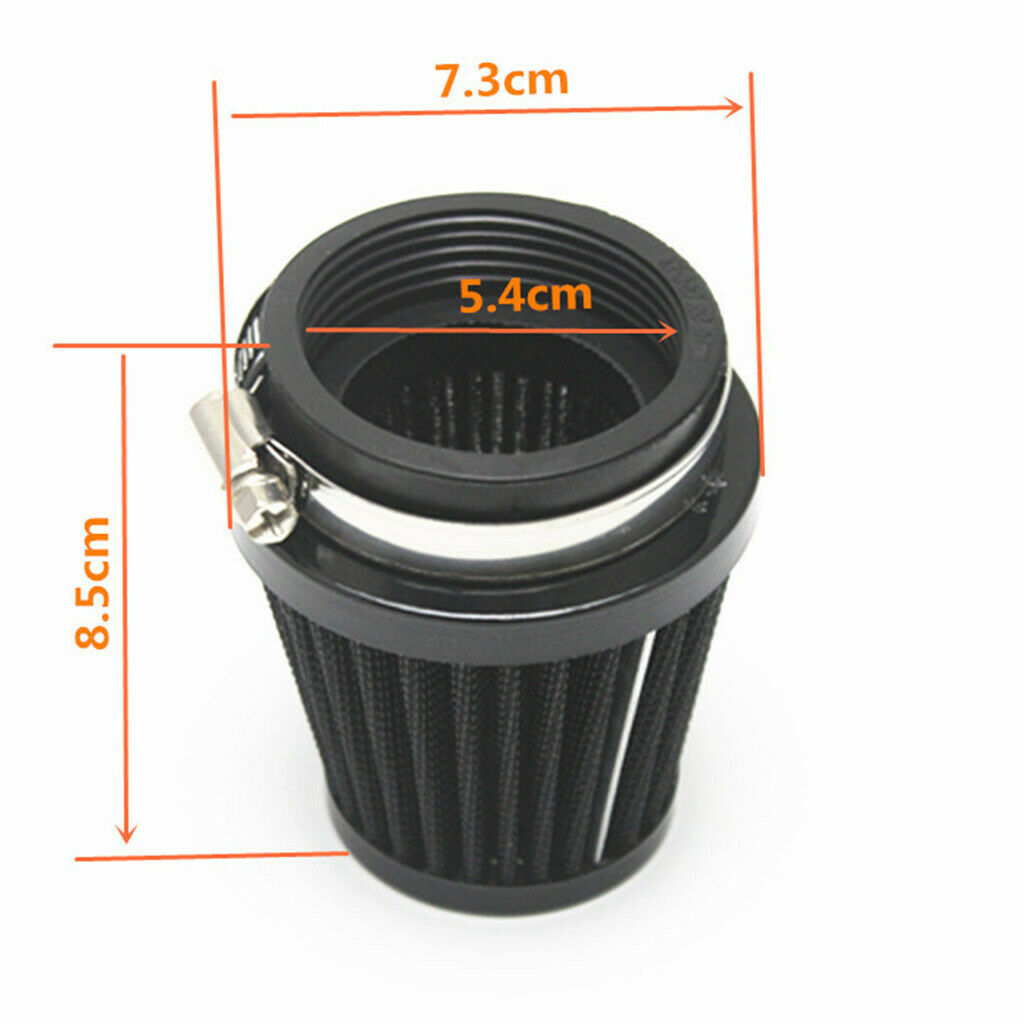 54mm Universal Filter Intake Air Cleaner System for Motorcycle ATV Dirt Bike