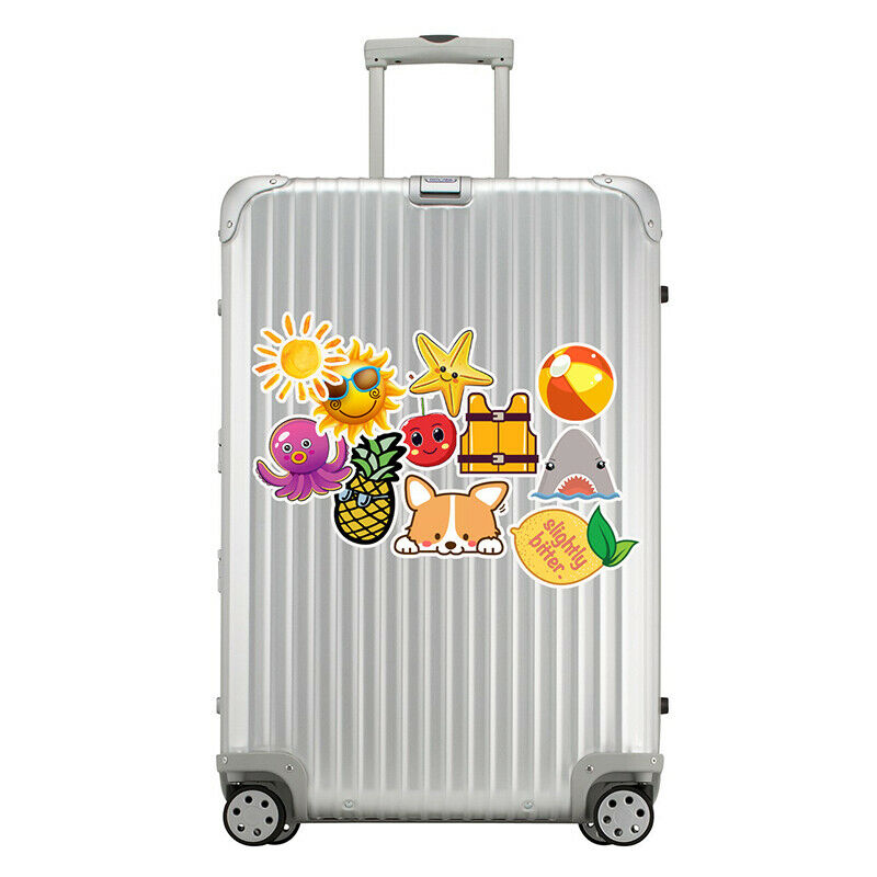 Summer Cool Stickers Pack Pink Girl Anime Stiker For Children On Laptop Phone