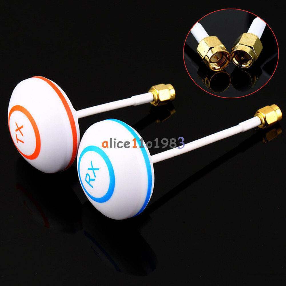 Circular Polarized Mushroom Antenna 5.8GHz SMA Set Tx/Rx for Multicopter