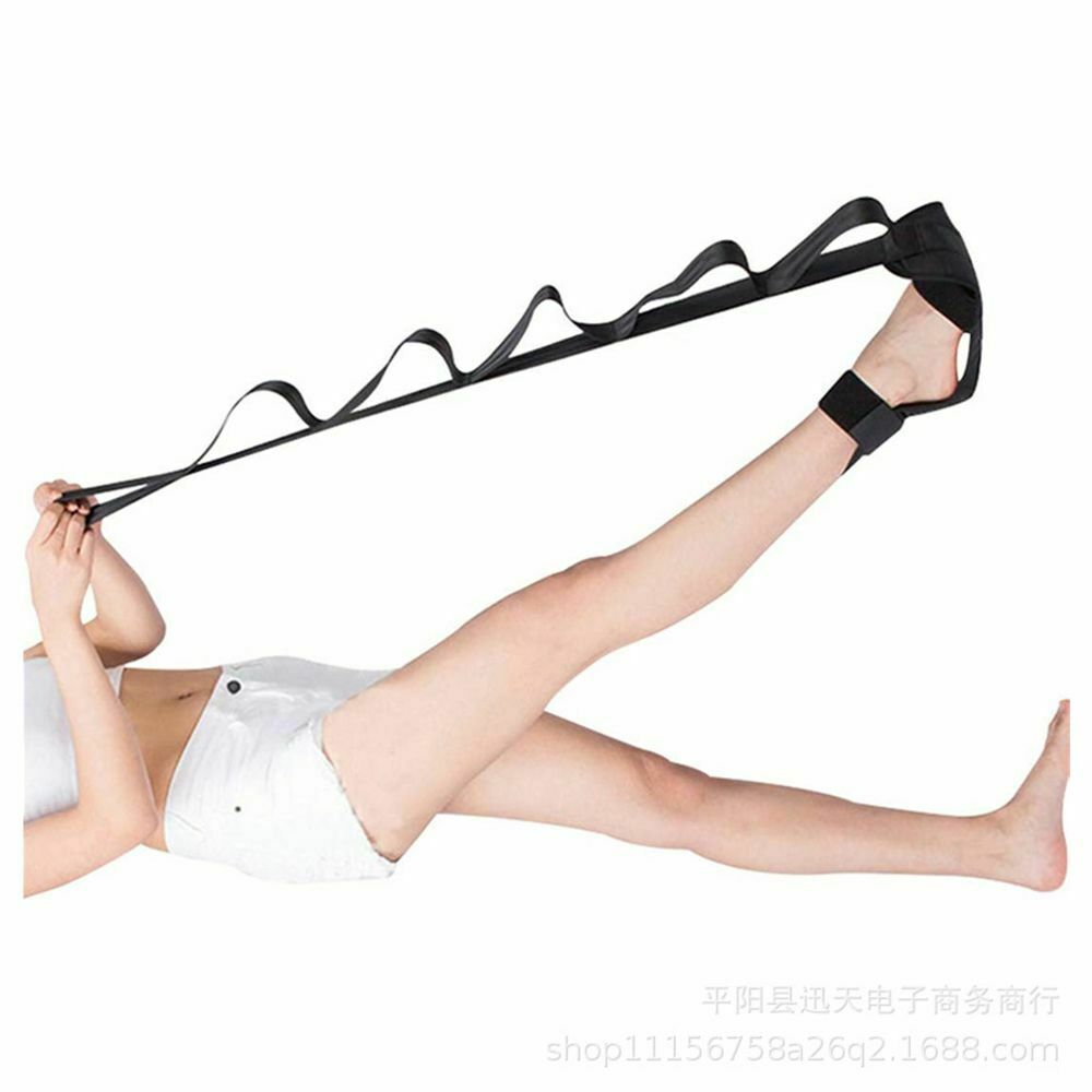 Rehabilitation Tape Leg Lacing Belt Dance Stretch Yoga Strap Fitness Bands