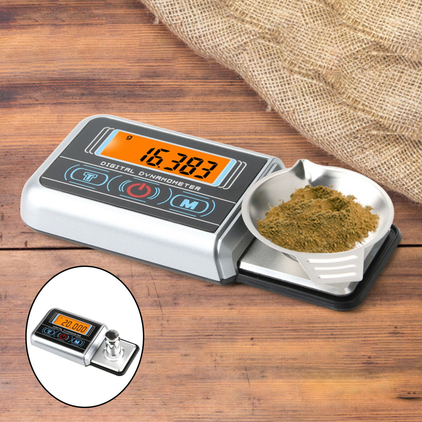 High Precise Digital Mini Turntable Scale Jewellery Scale Weighing Portable