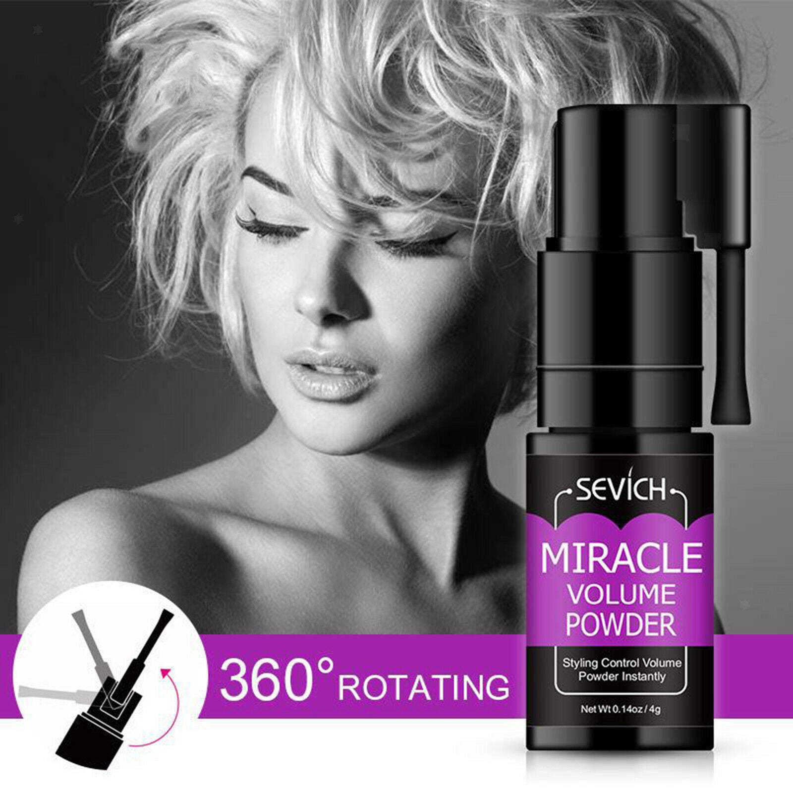 Hair  Powder Softness with 360 Adjustable Spray Control Absorbs Oil