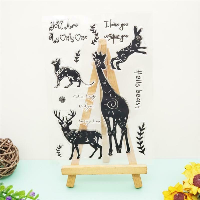 Animals Silicone Clear Seal Stamp DIY Scrapbooking Embossing Photo Album Decor