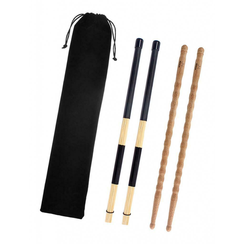 Pair Wood Drum Sticks Drumsticks Wood Tip Drumstick Student Drum Sticks Musical