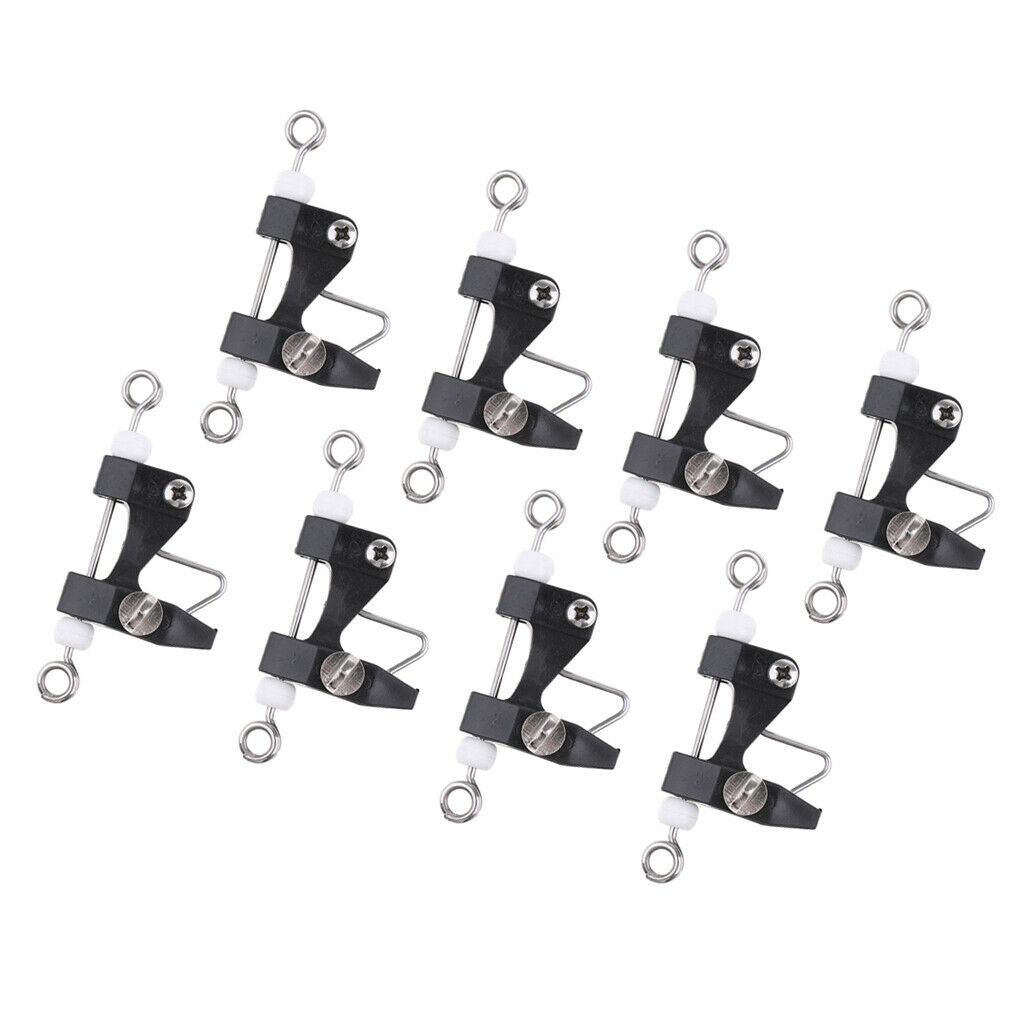 8x Line Release Adjustable Downrigger Release Clip Stabilizers Gear