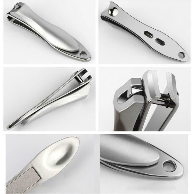Profession Nail Clipper Stainless Steel Toenail Cutter Fingernail Scissor Trimme