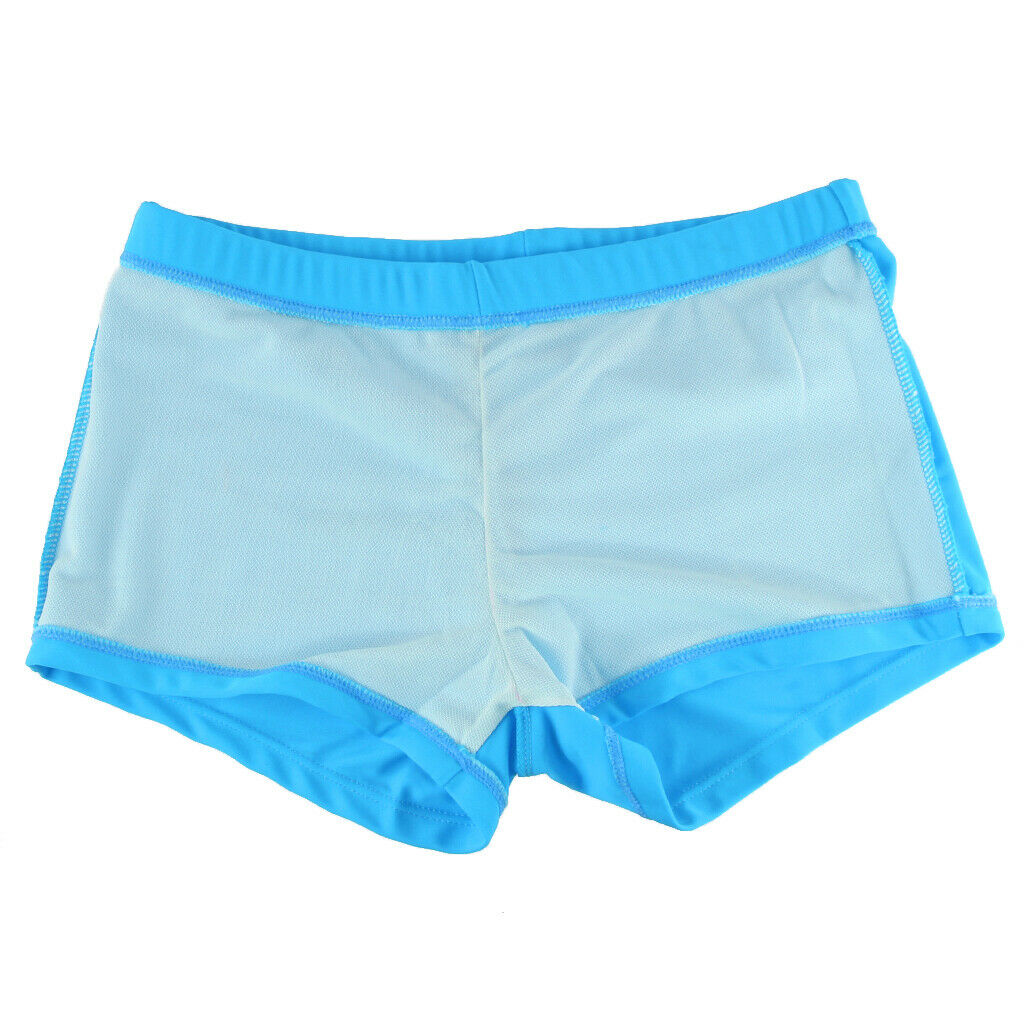 Women Plain Bikini Child Short Swimming Short Swimsuit Bottoms Gymnastics M