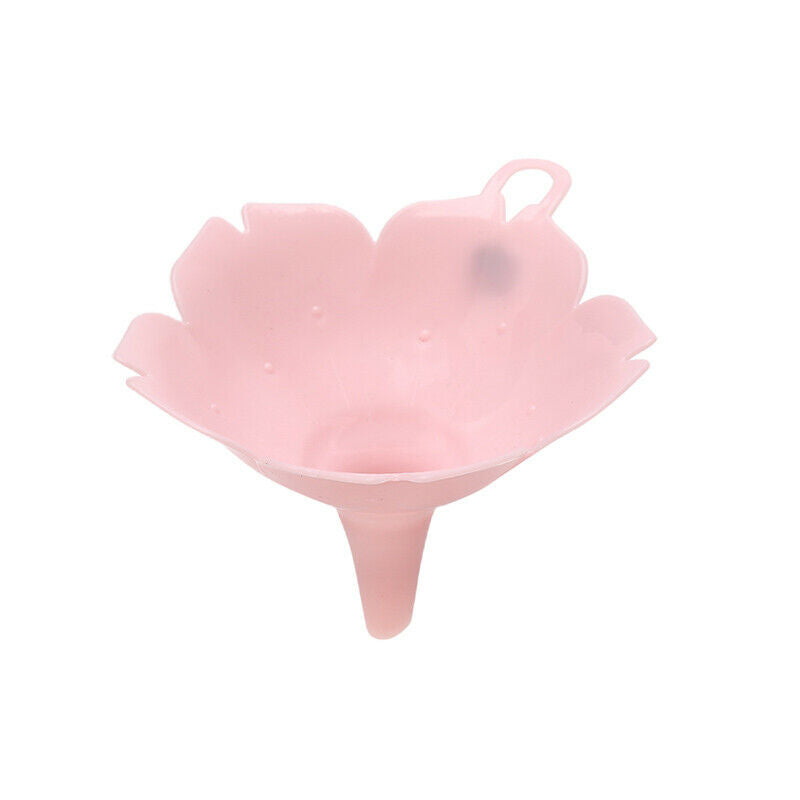 1Pc Kitchen Cherry Blossom Style Funnel Condiments Liquid Dispenser Kitchen T DF