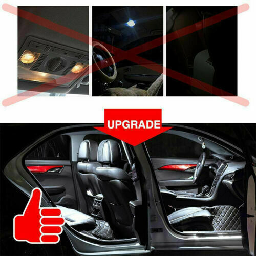 16pcs White LED Light Interior Kit Bulbs + License For Ford F250 F350 1999-2017