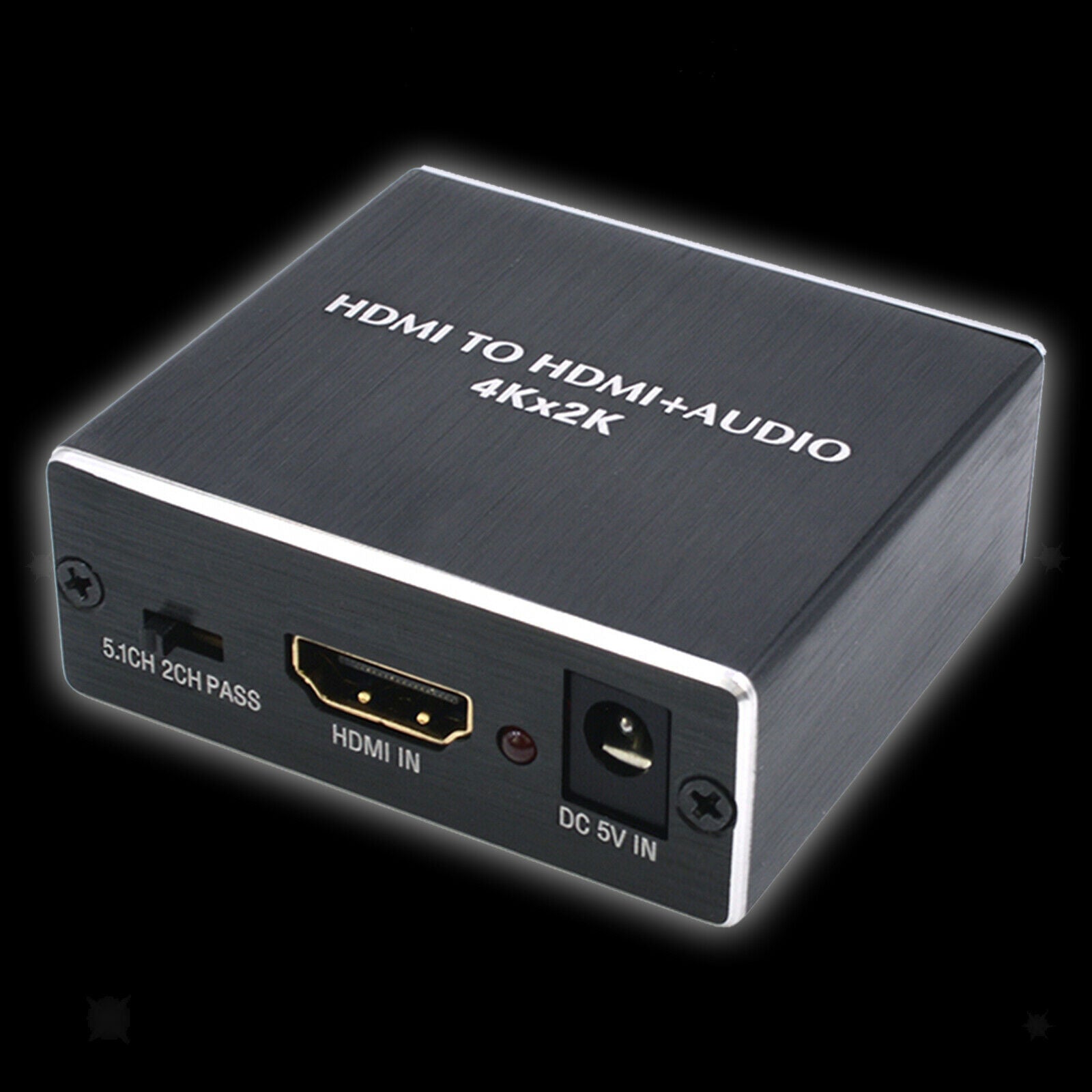 to Audio Extractor Splitter SPDIF Audio Output 5.1CH 2CH Pass