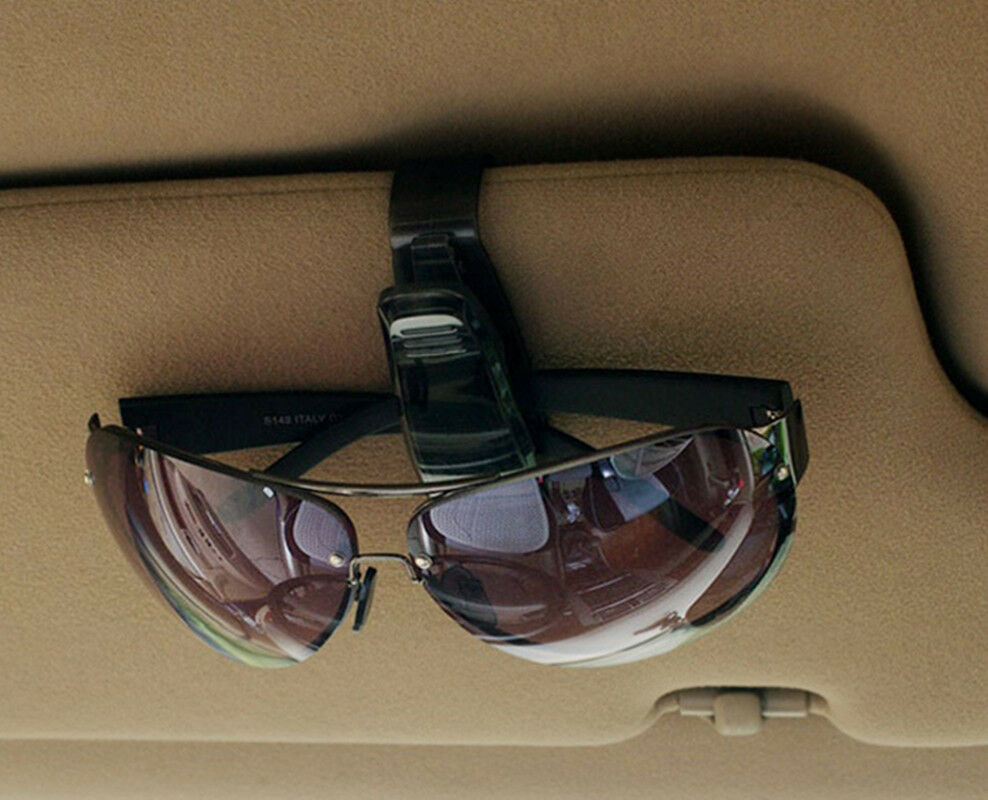 1pc Universal Glasses Clip Car Auto Sun Visor Sunglasses Card Ticket Holder Cool