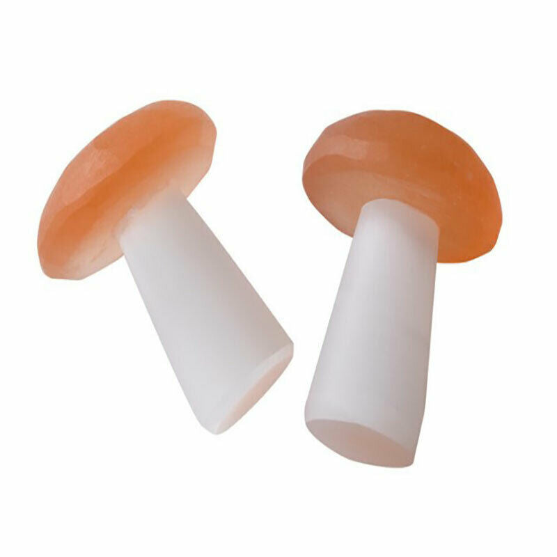 1pc Natural Selenite Quartz Crystal Polished Mushroom Stones Home Decoratiol SJ