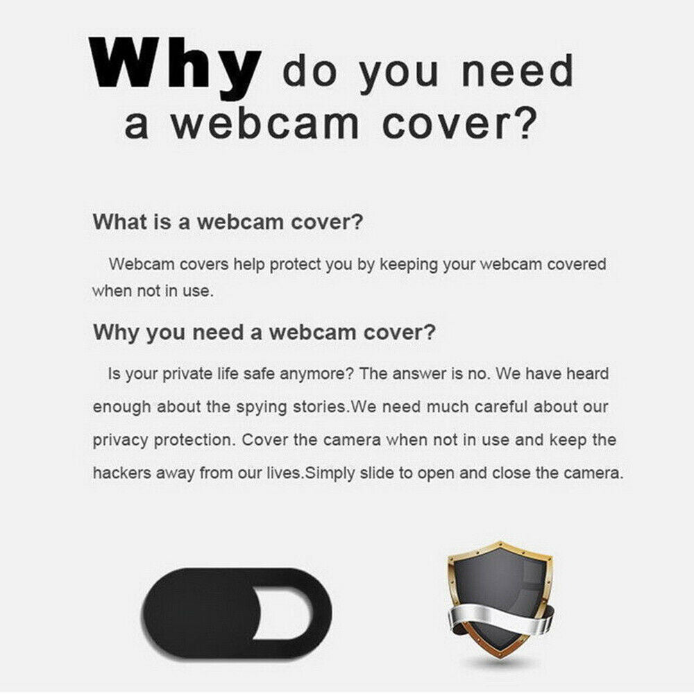 6PCS/Set WebCam Shutter Privacy Slider Camera Cover for PC Laptop Phone Plastic