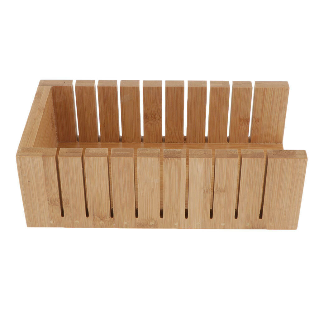 Wood Rectangle Box Loaf Soap Cutter Beveler DIY Wax Soap Making Slicer Tools