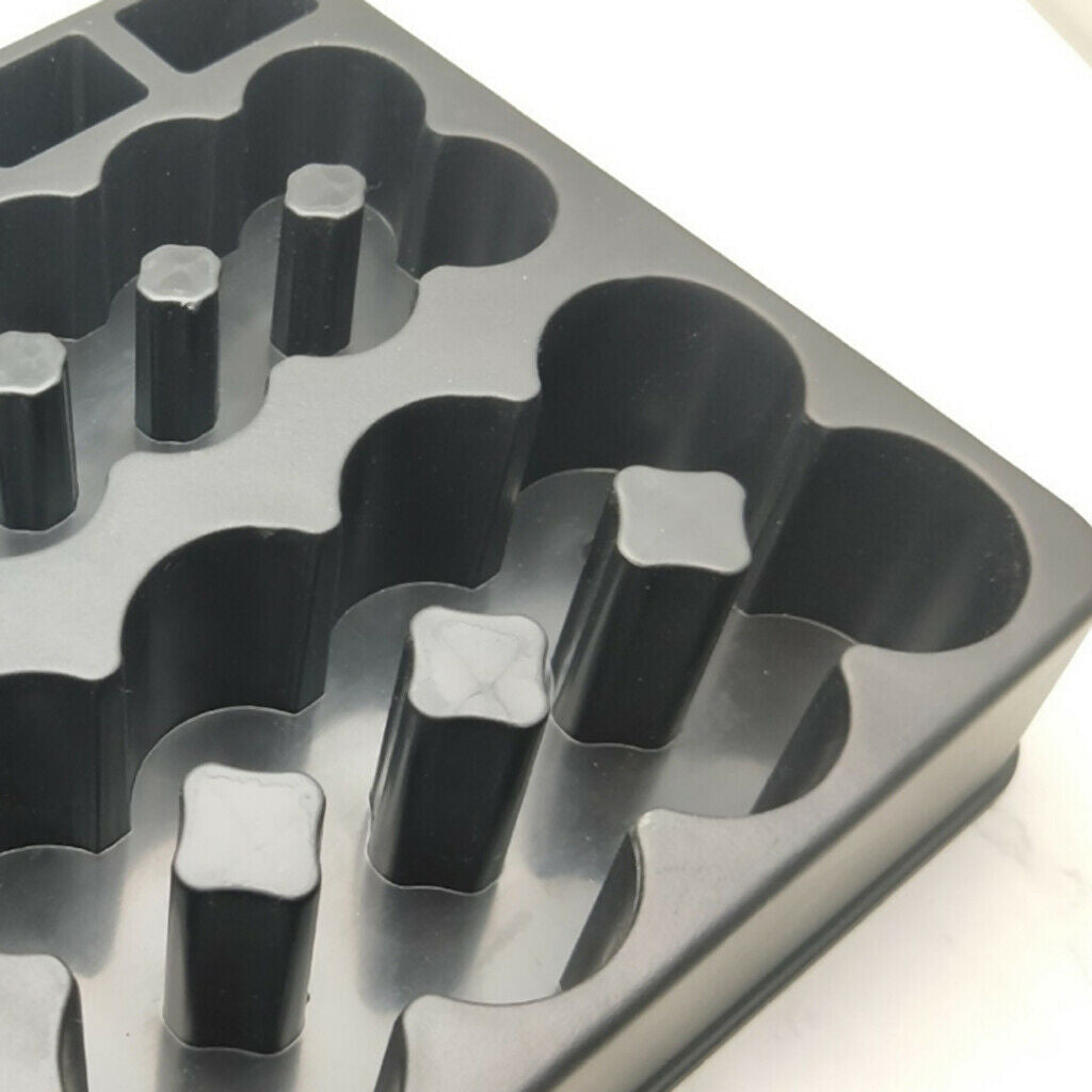 1 Packs Black Storage Box Holder Organizer For 100Pcs AAA AA 9V C D Type