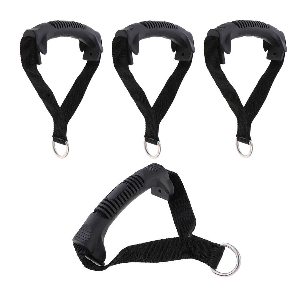 4x Gym Resistance Band Handle PVC Training Equipment Grips for Home Yoga Fitness