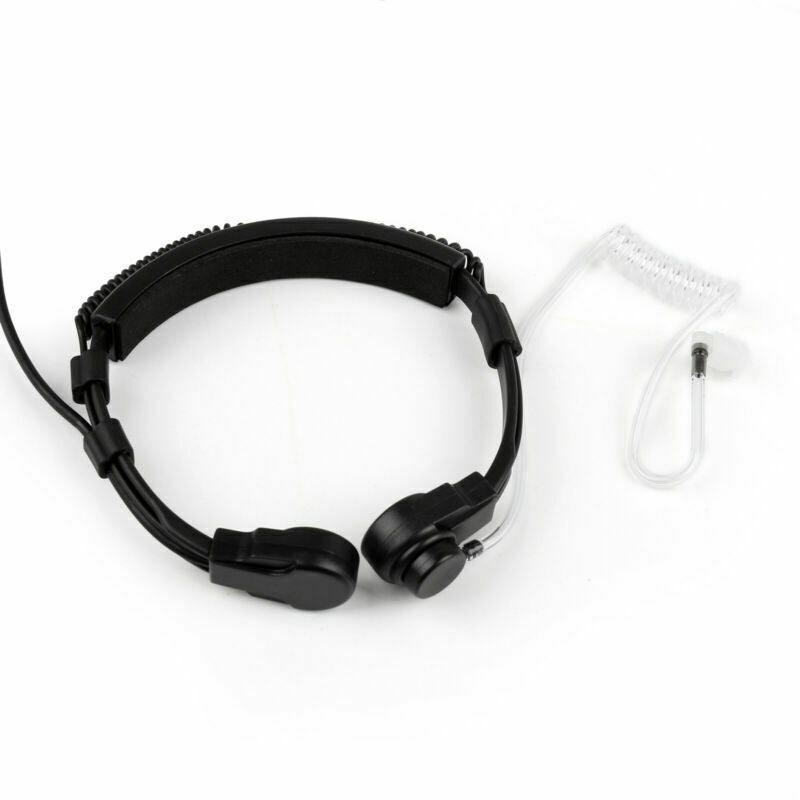 1x Throat Mic Acoustic Tube Headset P Fits  MIDLAND LX10/216/303/305 GX50  UA