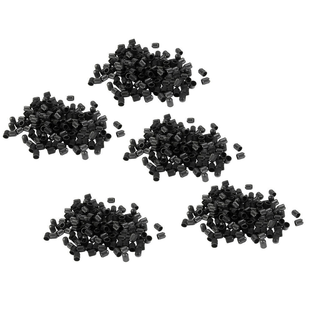 500Pcs Bike Car Truck Tyre Bike Schrader Wheel Rim Air Valve Caps