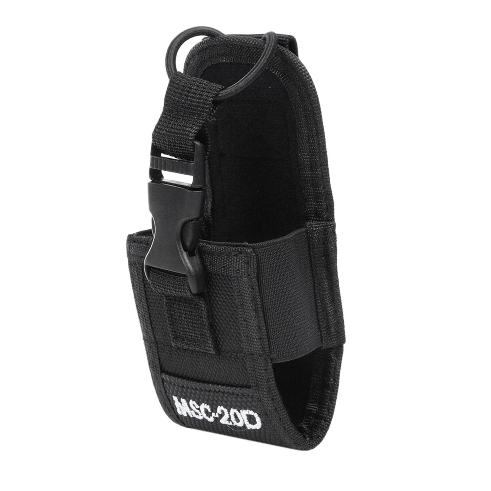 Multi-Function Radio Holder Case Bag with Sling Radio Talkie Accessory Black