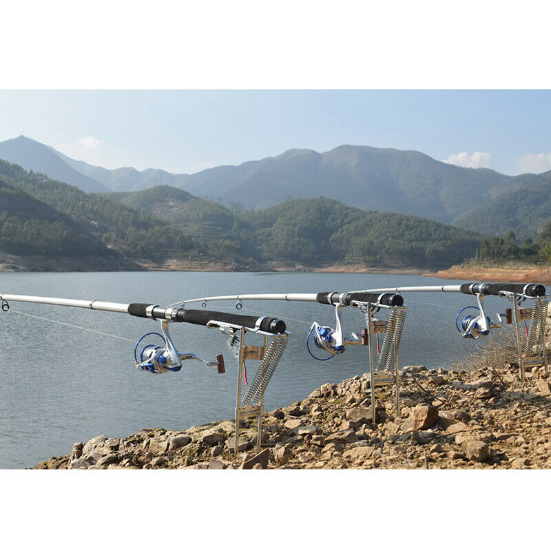 Fishing Rod Holder Spring Automatic Full Adjustable Folding Fishing AccessorBDA