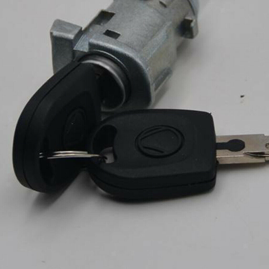 1U0837168E Car Door Lock Cylinder + 2 Keys Front Right for VW Golf MK4