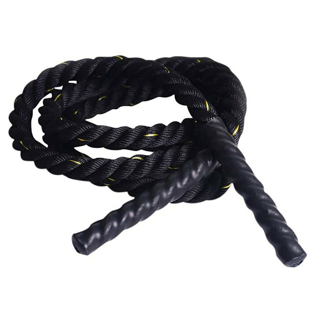 Heavy Battle Rope for Men 9ft Weighted Battling Sport Gym Power Training Workout