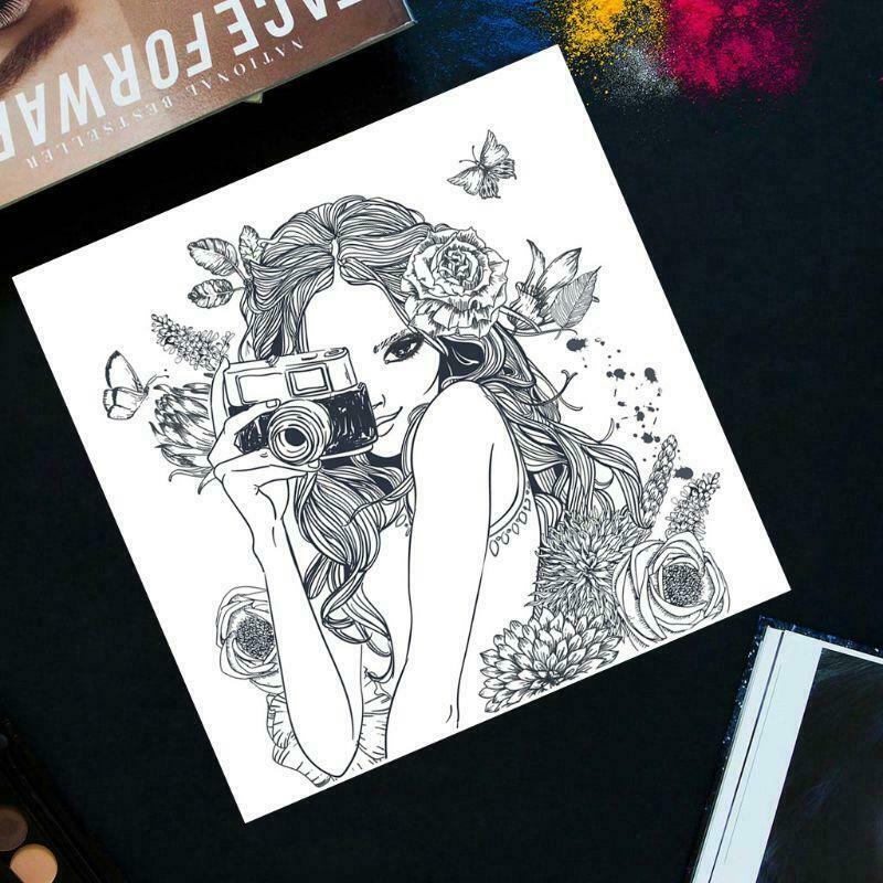 Butterfly Girl DIY Silicone Clear Stamp Seal Scrapbook Embossing Album Decor