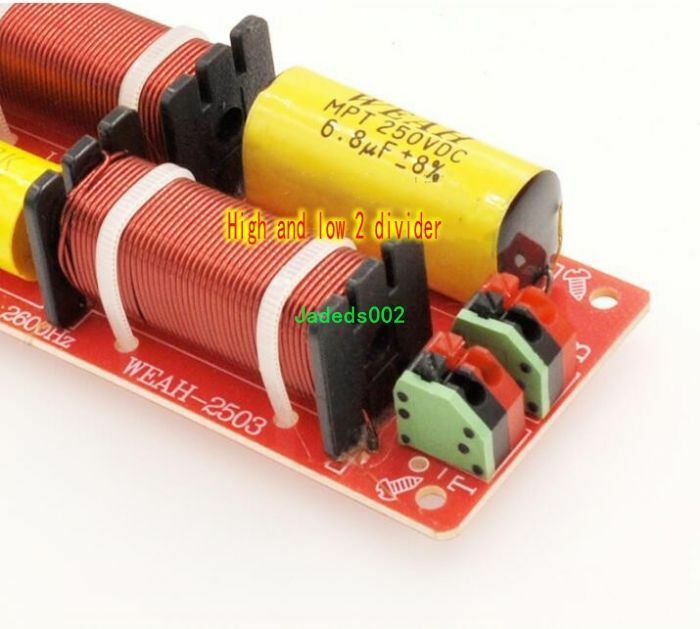 1pcs 150W 2-Way Audio Crossover Filter Speaker Frequency Divider Home Audio part