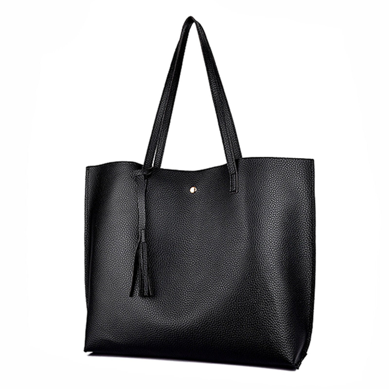 Leather Large Capacity Tassel Crossbody Bags Totes Women's Handbag Shoulder Bag
