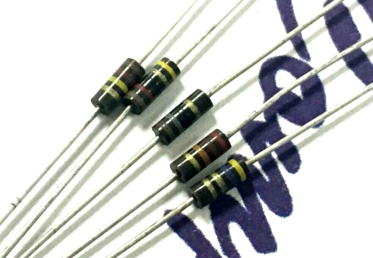 10pcs - RCR05G474KS 470K 1/8W 0.125W 10% Carbon Composition Resistor