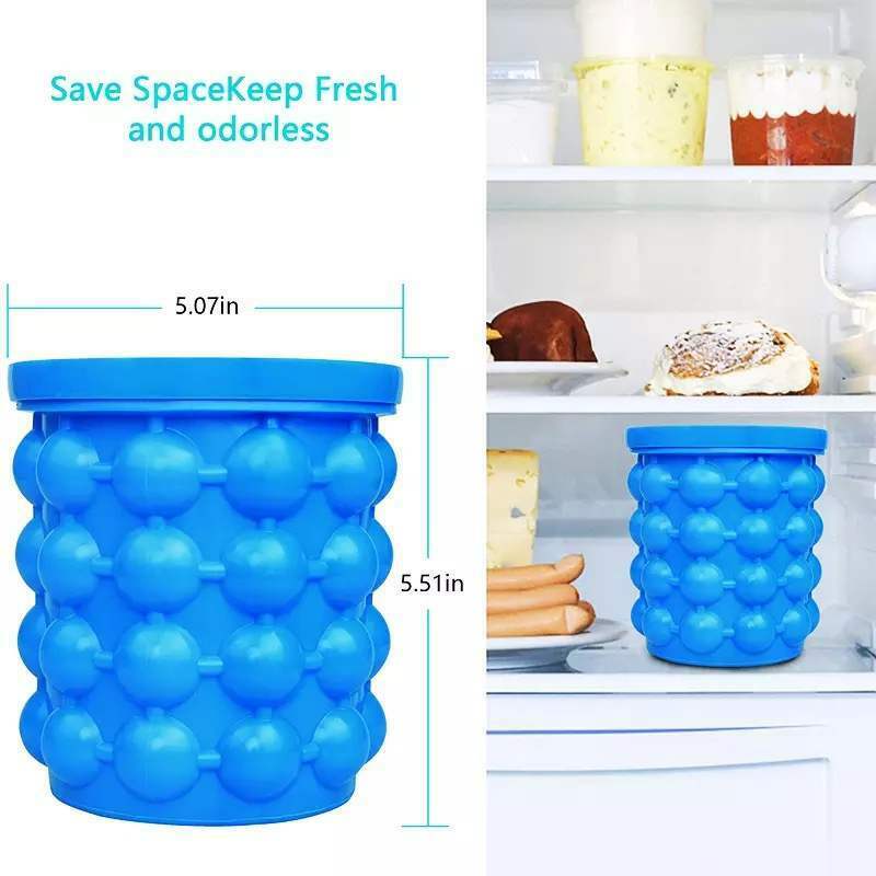 World Cup Ice Genie Cube Maker The Revolutionary Space Saving Silicone Beer Tool
